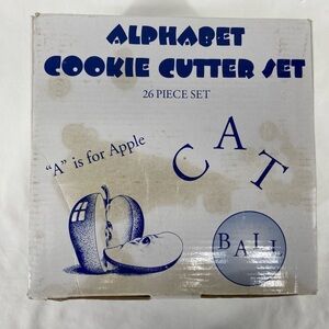 Cookie‎ Cutter Set Alphabet 3"